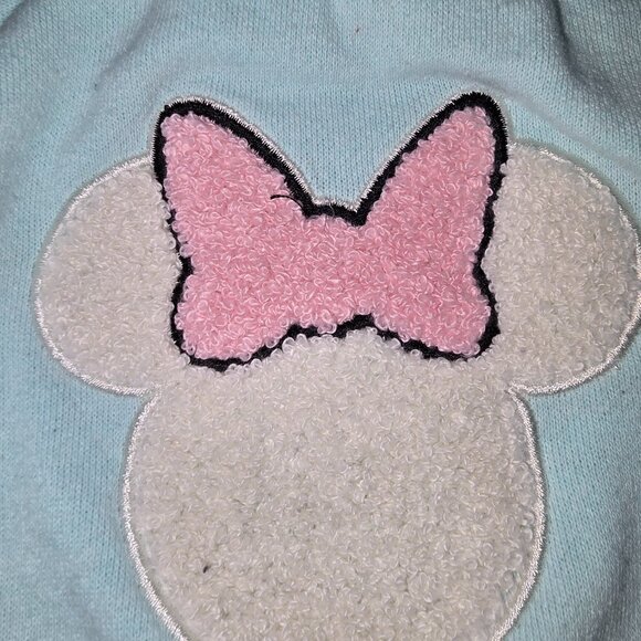 Longsleeve light teal shirt & pants, Minnie Mouse, size 0-3M, Disney Baby - Picture 4 of 8